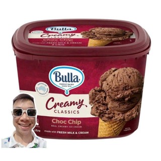 [Giao hỏa tốc - Hà Nội] ( Tặng 10 vỏ ốc quế ) Kem Bulla - Vị Socola Chocochip Hộp 2 Lit