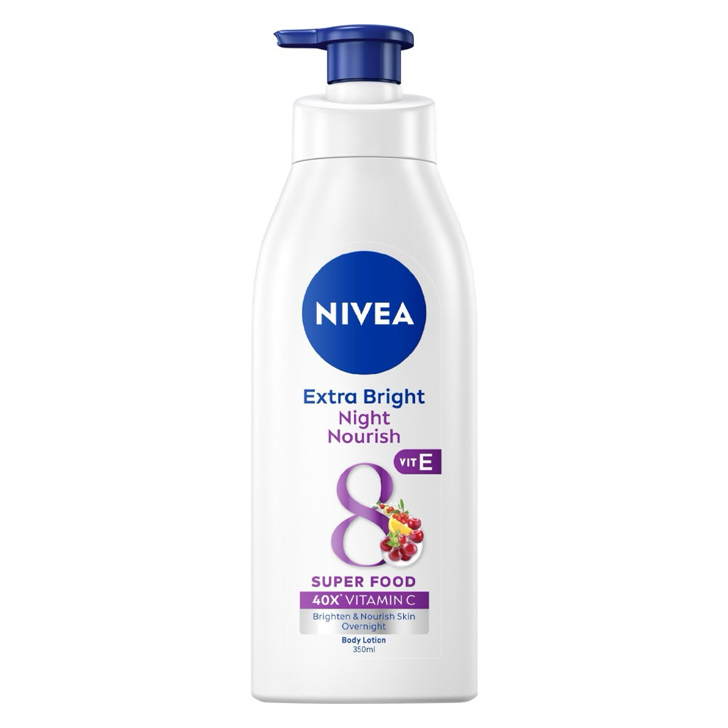 Sữa dưỡng thể  ban đêm Nivea Extra Bright Night Nourish 350ml