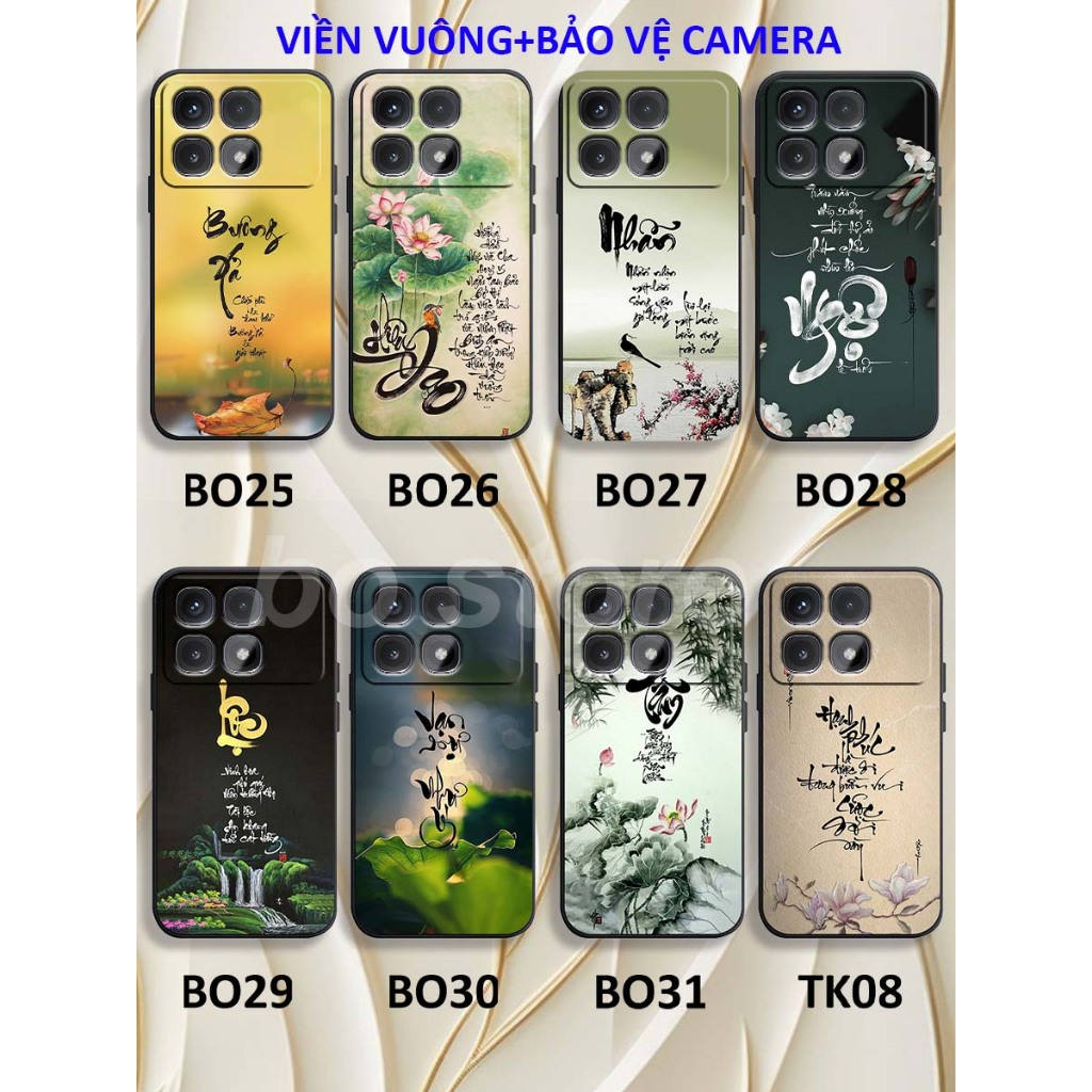 Ốp lưng Xiaomi REDMI K70 /REDMI K70 ULTRA/REDMI K70E/REDMI K70 PRO TPU viền vuông chống bẩn in hình 