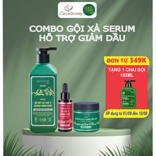 Dầu gội thảo dược nam nung xanh lá hỗ trợ giảm gãy rụng, xơ rối, giúp tóc chắc khỏe - bản kiềm dầu