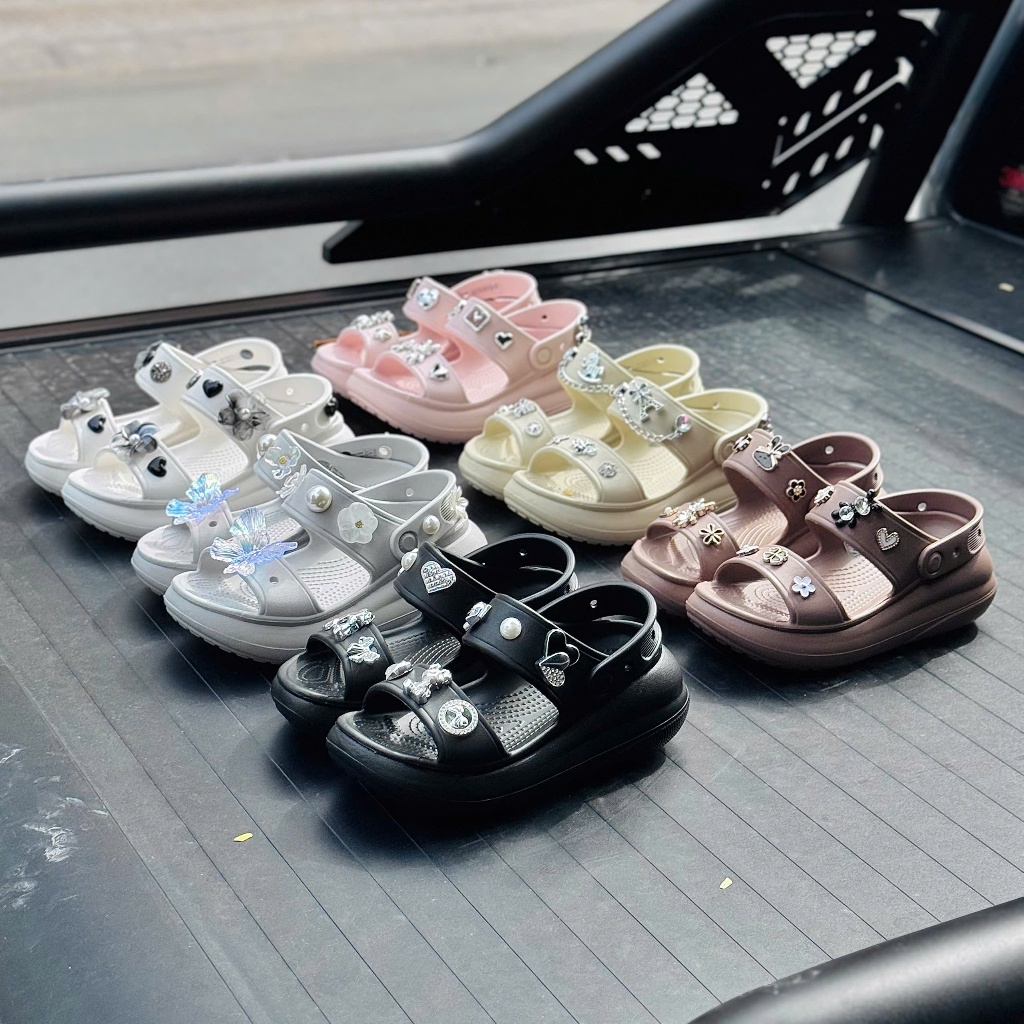 CSH3 - Sandal Crush Đế Cao - Sandal Nữ Nhiều Màu Sắc