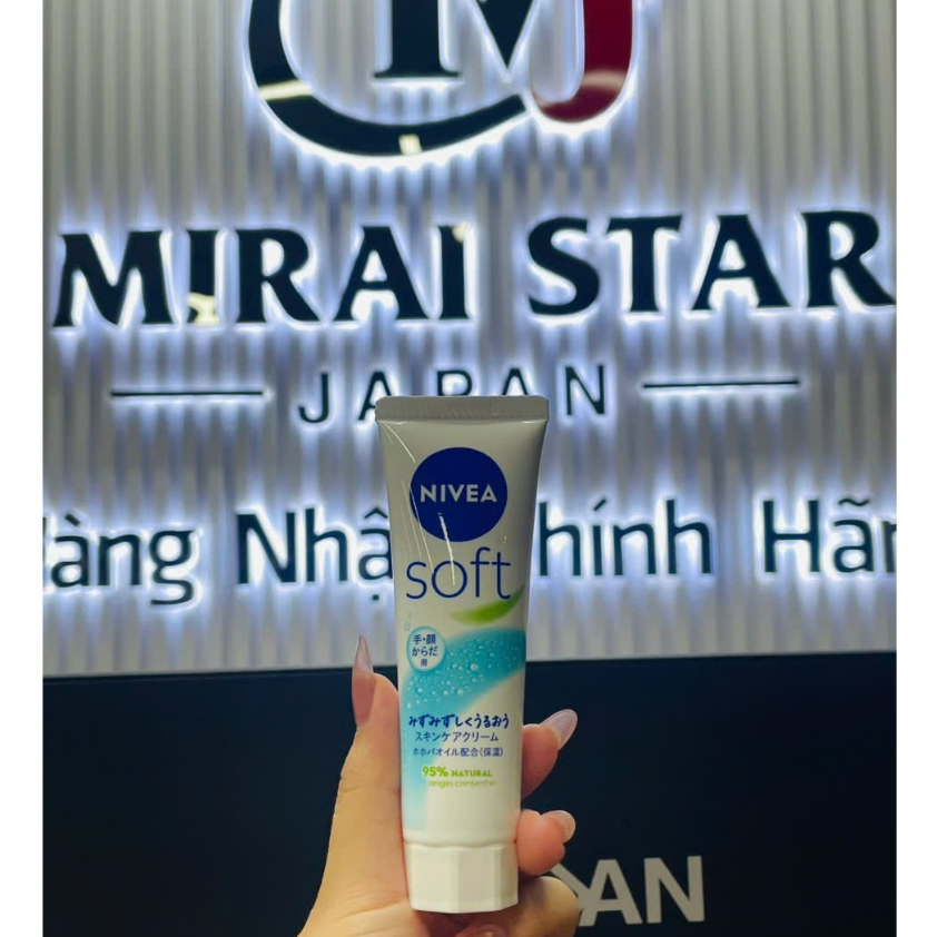 [Nội địa Nhật ]Kem dưỡng mềm da Nivea Cream Soft 50g Nhật Bản