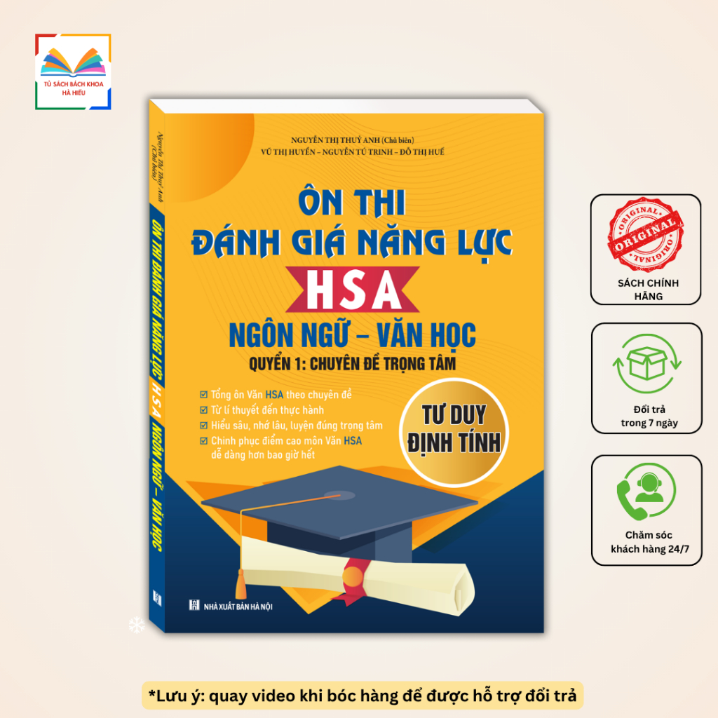 Sách - Ôn Thi Đánh Giá Năng Lực HSA Ngôn Ngữ - Văn Học - bìa mềm