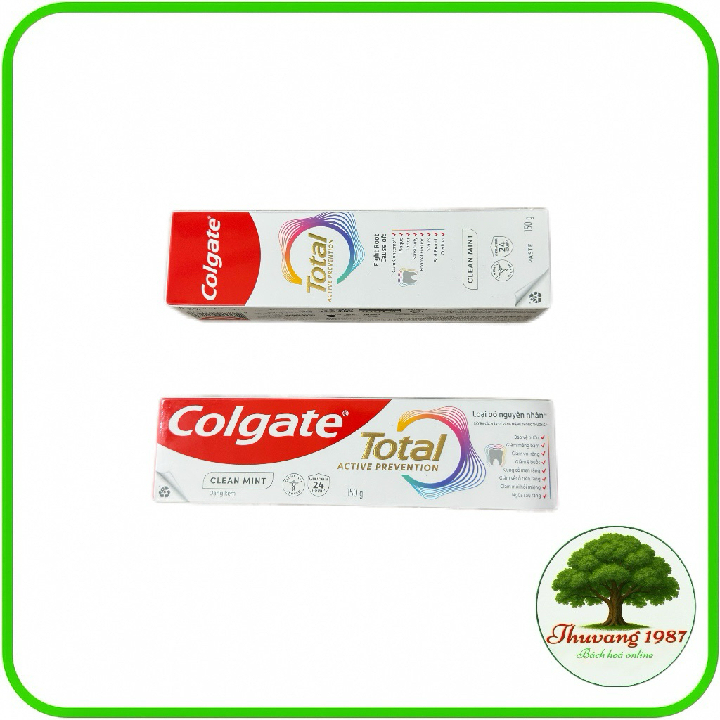 Kem đánh răng Colgate Total clean mint 150g bảo vệ toàn diện ngừa sâu răng