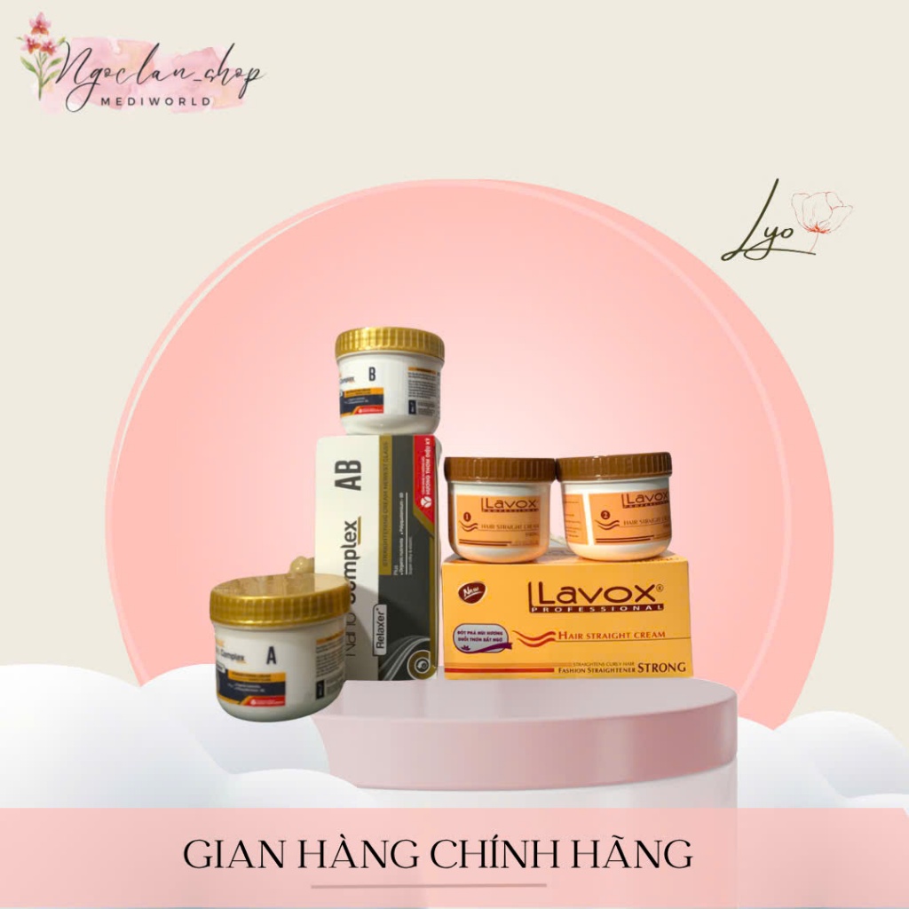 Thuốc duỗi tóc phục hồi Lavox Nano Complex thế hệ mới 150mlx2