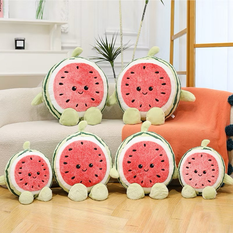 Gấu Bông Quả Dưa Hấu chạy bộ các size cute đáng yêu thích hợp làm quà tặng