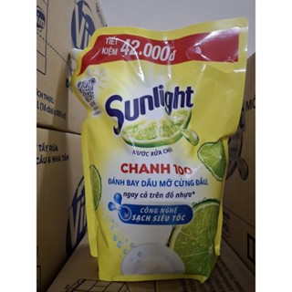 nước rửa chén sunlight  chanh túi 3,1kg