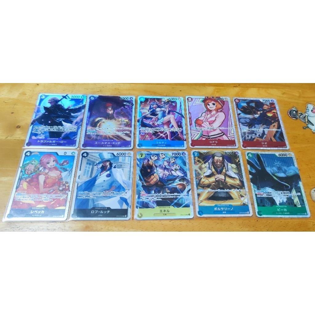 Thẻ One Piece Card Game - Chính hãng BANDAI - SR OP05 (Law, Kid, Rebecca, Sabo, Koala, ...) - Japane