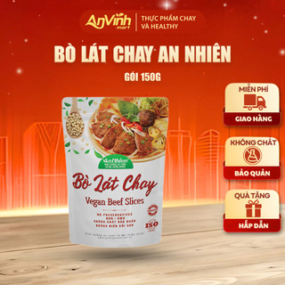 [CHÍNH HIỆU] Bò Lát Chay An Nhiên 150g, Thực Phẩm Chay Dinh Dưỡng, Đồ Ăn Chay, Thực dưỡng, BÁN SỈ LẺ
