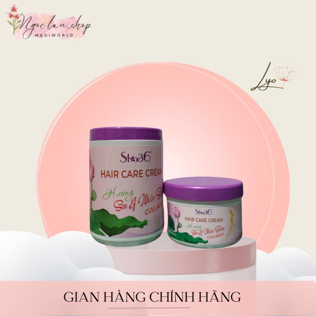 HẤP Ủ TÓC HOA SEN star36 NHÂN SÂM COLLAGEN