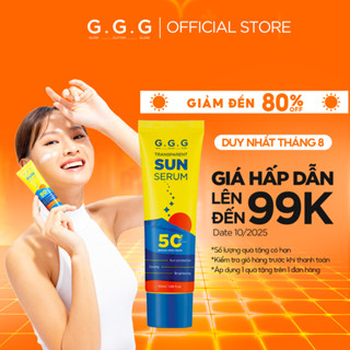   DEAL SỐC - HSD 10 2025  Kem Chống Nắng Phổ Rộng Dạng Serum SPF50+ PA++++ G.G.G Transparent Sun Serum 50ml 