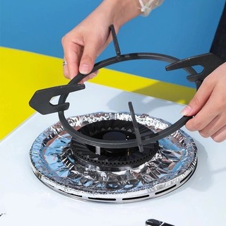 Set 10 miếng giấy bạc lót bếp ga chống vết dầu mỡ, vết bẩn bám trên bề mặt