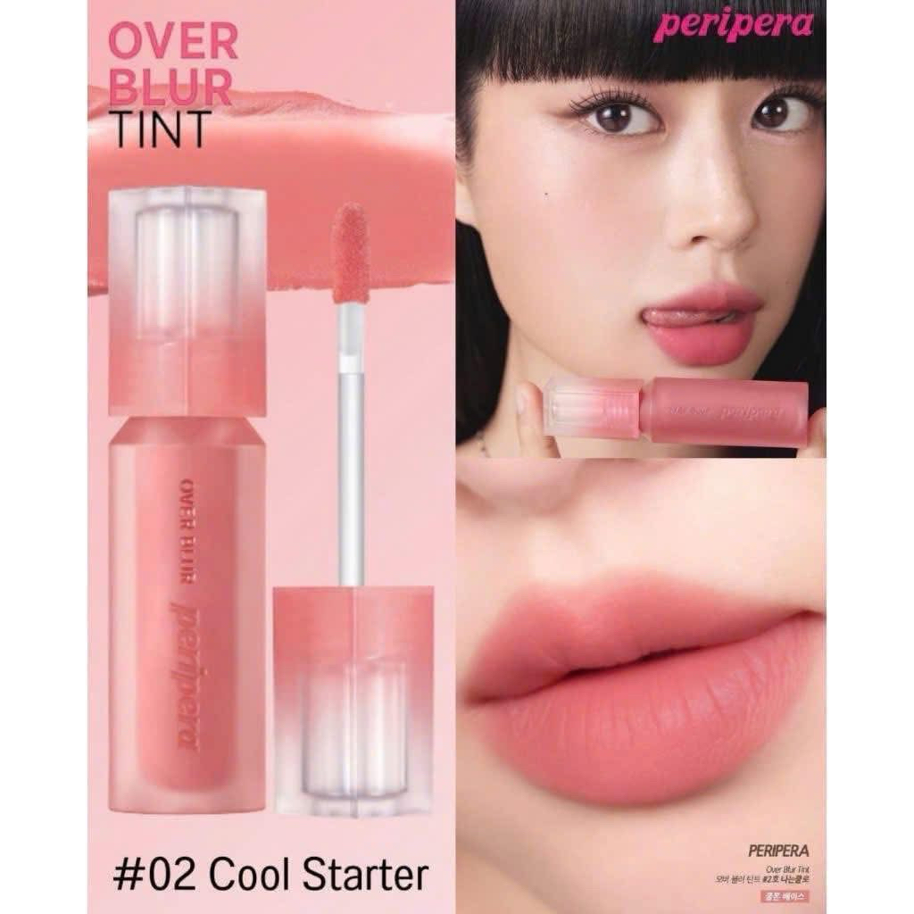[AUTH 100%] SON KEM LÌ PERIPERA OVER BLUR TINT #02 HỒNG ĐÀO