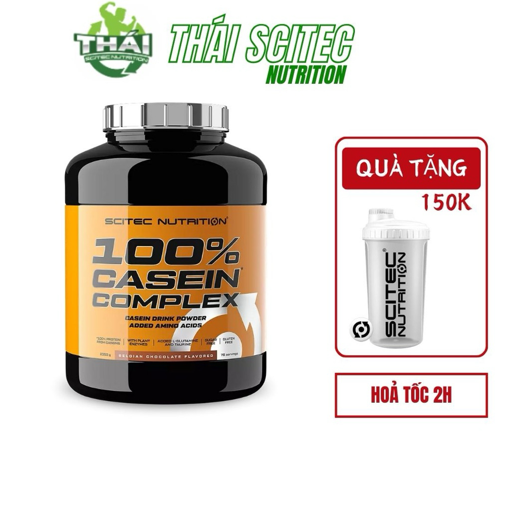 Casein Complex Scitec Nutrition, whey protein hấp thụ chậm