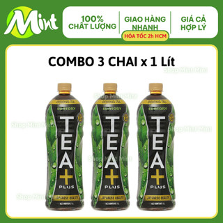   COMBO 3 Chai x 1 Lít  Trà ô long Tea+ Plus_chai 1 Lít_Thanh thơm ngọt dịu. Shop Mint Mint. 