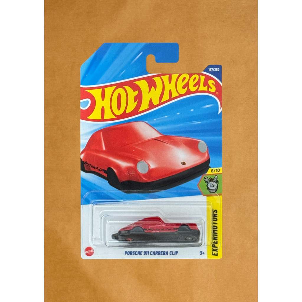 Xe mô hình Hot Wheels Porsche 911 Carrera Clip