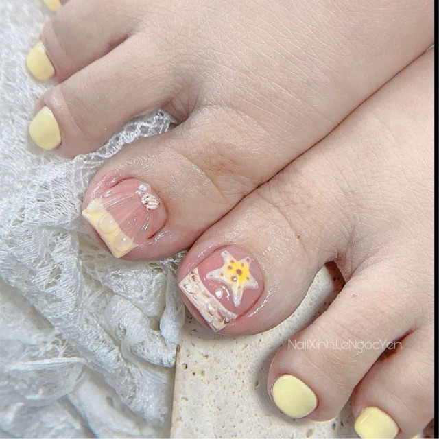 NAIL BOX CHÂN NAIL THIẾT KẾ ĐI BIỂN