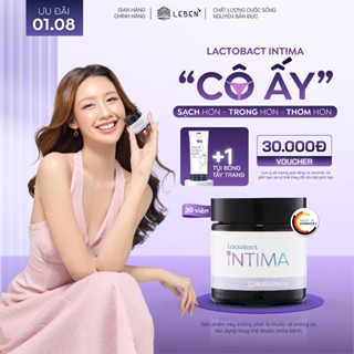 Men vi sinh phụ khoa Lactobact Intima bổ sung lợi khuẩn, Cranberry, D-Mannose từ Đức hộp 30 viên
