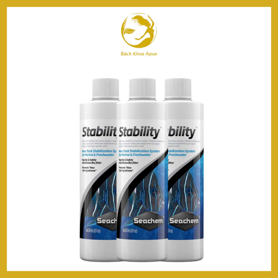Seachem Stability 100ml / 250ml / 500ml – vi sinh sống cao cấp, hàng chính hãng USA