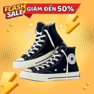 Giày Converse Cổ Cao, Giày CV 1970s Cổ Cao Trắng Đen Nam Nữ Hàng Đẹp Full Box