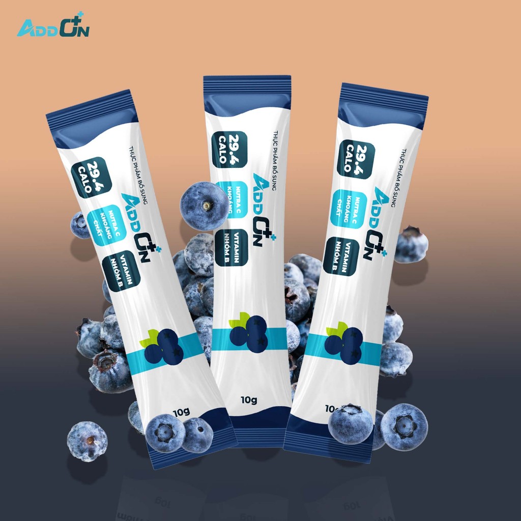 Bột Điện Giải ADDON Vị VIỆT QUẤT 29 Calo Bù Muối Khoáng