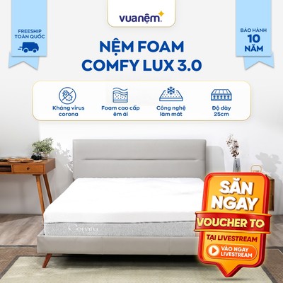 Nệm foam cao cấp tương thích toàn diện Comfy Lux 3.0