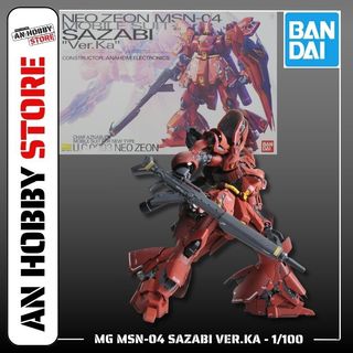   HÀNG SẴN  BANDAI MÔ HÌNH LẮP RÁP MG 1 100 MSN-04 SAZABI Ver.Ka CHÍNH HÃNG 