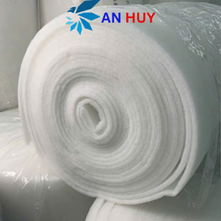 Bông gòn tấm (3cm) Polyester chần chăn, túi, handmade, lót cây, lót loa thùng...