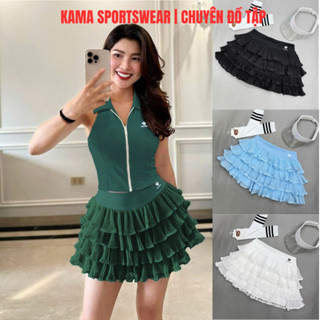  Chân váy pickleball nữ chân váy nhiều tầng chất mềm nhẹ chuyên tập pickleball tennis zumba aerobic CV27 