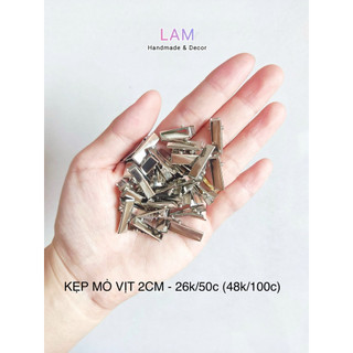[Set 20-50c] Phôi kẹp tóc kim loại (Hàng loại đẹp)