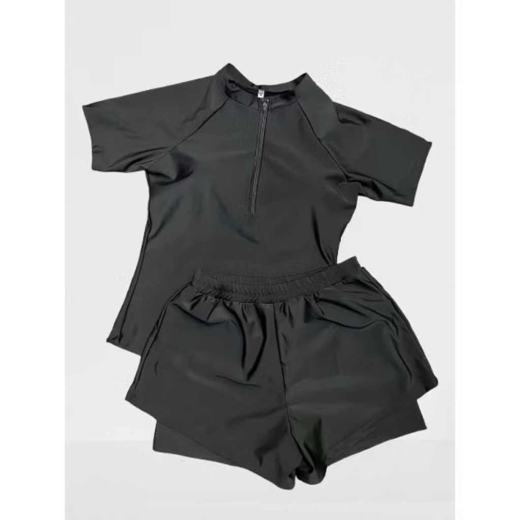 [Size S, M,L,XL] Bikini đồ bơi đi biển 2 mảnh khoá kéo form shot kín đáo kèm quần bảo hộ 2 lớp BIKINI MANILA MS-P04 | BigBuy360 - bigbuy360.vn