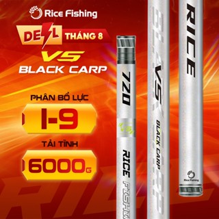 Cần câu đài săn hàng V5 BLACK CARP RICE FISHING carbon 30T+40T CC-38