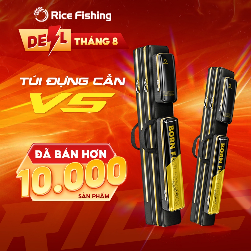 Túi Đựng Cần Câu Tay RICE FISHING chống thấm nước Siêu Bền 2 3 ngăn TC-23
