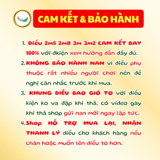 Diều sáo Vivu 2m5 -> 3m5 [KO DÂY KO SÁO] – Khung cacbon lắp ghép - Áo in nhiệt