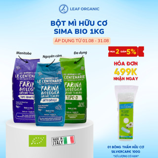 BỘT MÌ HỮU CƠ SimaBio 1kg - Nhập khẩu chính hãng của Ý