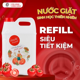 [ 10L ] Refill Nước Giặt Sinh Học cho Quần Áo Trẻ Em, Gia Đình, Đồ Lót Cô Cà Chua Mới Toanh Đậm Đặc An Toàn Cho Da