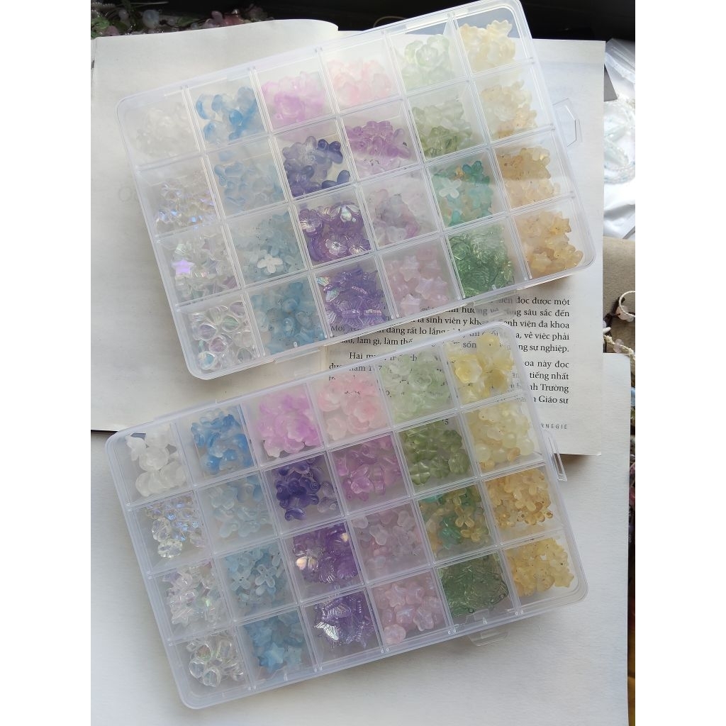 [TẶNG KÈM DÂY] - Hạt làm vòng tay/móc khoá handmade