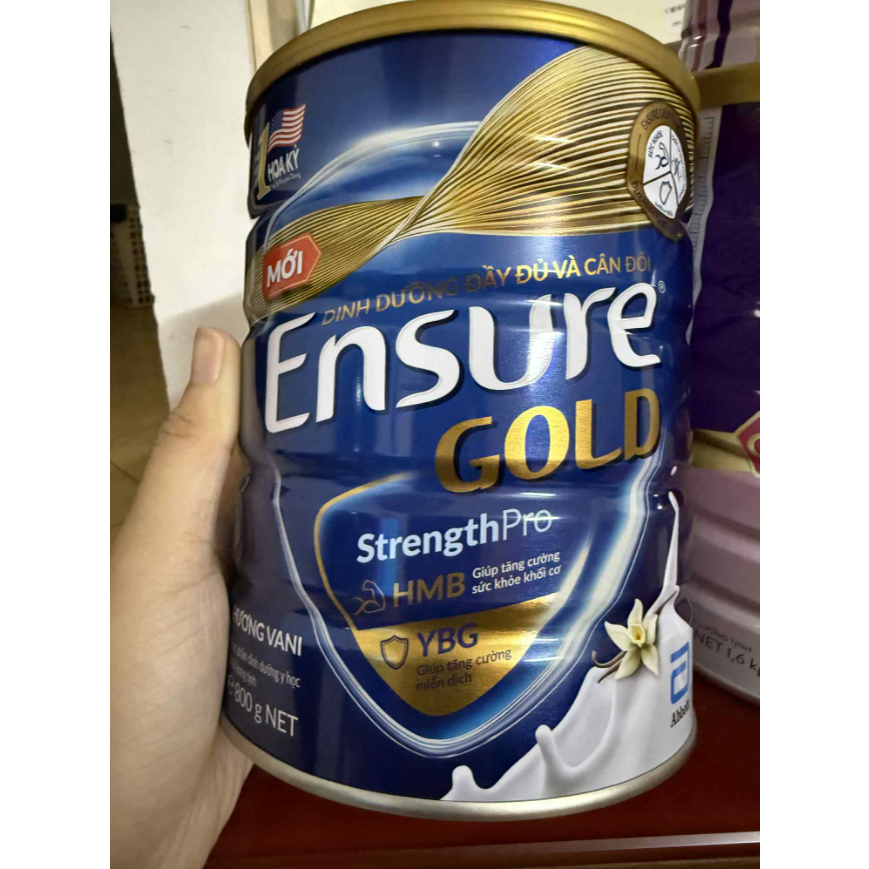 Sữa bột Ensure Gold Abbott hương vani 800g