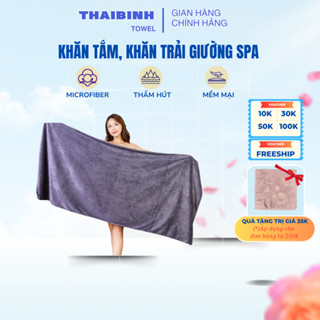 Khăn Choàng, Khăn Trải Giường, Khăn Tắm THAIBINH TOWEL Kích Thước Lớn 90x190cm, 70x140cm , 50x100CM Siêu thấm hút