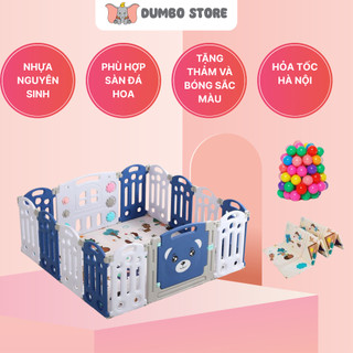 [Ship Hoả Tốc] Bộ Quây Cũi Nhà Bóng Metoo, Bộ Quây Bóng Nhựa Cao Cấp Cho Bé Tặng Kèm Thảm  Và Bóng  DUMBO STORE