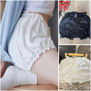 Quần Bảo Hộ Mặc Trong Váy Kiểu Dáng Bí Ngô Chất Lót Lụa Mềm Mát Nữ