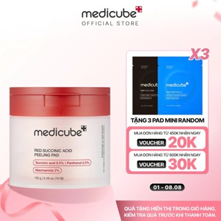 (HSD 4/26) Toner Pad Hỗ Trợ Dịu Mụn medicube Red Succinic Acid Pad 155g / 70 miếng