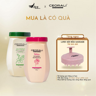 [TẶNG LƯỢC GỘI ĐẦU] Combo 2 kem ủ tóc, hấp dưỡng tóc Ceorali hương thơm quyến rũ, sang trọng 900g