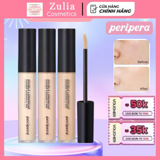[Peripera] Kem Che khuyết điểm Peripera Double Longwear Cover Concealer (5.5g)