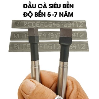 COMBO 1 Dụng Cụ Cà Số & 20 Bộ Giấy Cà Số Khung Số Máy Cắt Sẵn