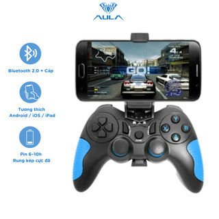  Tay Cầm Chơi Game SAITAKE STK-7021X Không Dây Kết Nối Bluetooth Tương Thích Android iOS iPad,Pin 10 Giờ 