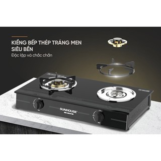 Bếp ga đôi Sunhouse SHB 32012 SHB3365 Van Dây gas Trưng bày chính hãng - Bảo hành 12 tháng