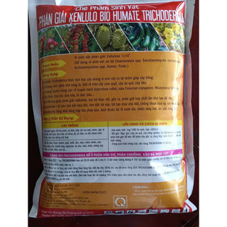 Phân bón trichodema dùng ủ rác xác bã thực vật gói 1kg pha 1000 lít nước