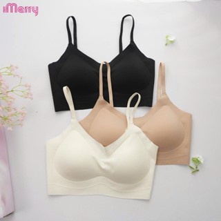 Áo lót su nữ tàng hình iMerry không gọng không móc cài mút mỏng dây vai bản nhỏ nhẹ êm  BRA627