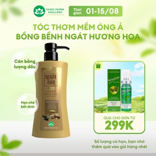Dầu gội dược liệu Nguyên Xuân Bồng bềnh 350ml - Dành cho tóc dầu bết - Tặng thêm 10% thể tích giá không đổi